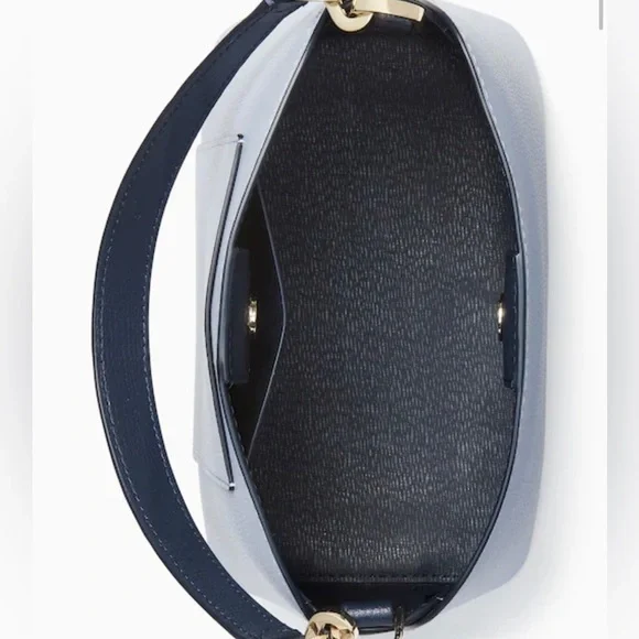 Kate Spade Darcy Small Bucket Shoulder Bag Pale Hydrangia Multi - Picture 15 of 16